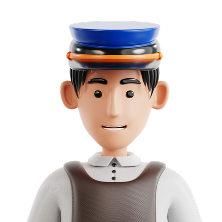 Avatar del conductor  3D Icon