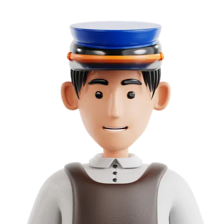 Avatar del conductor  3D Icon