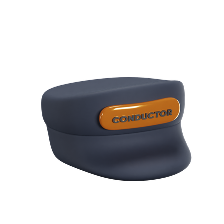 Conductor Hat  3D Icon