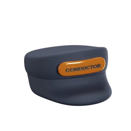 Conductor Hat  3D Icon