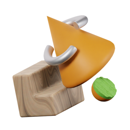 Cone Abstract Shape  3D Icon