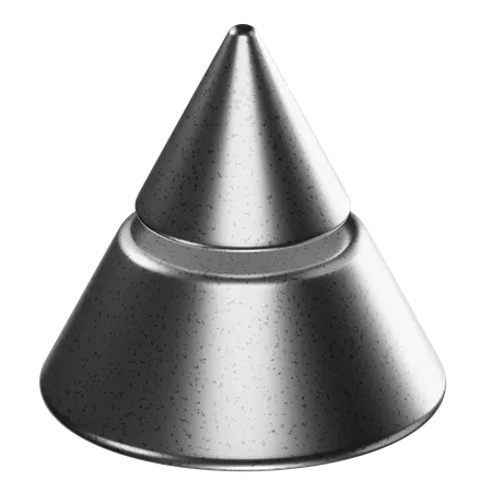 Cone Abstract Shape  3D Icon