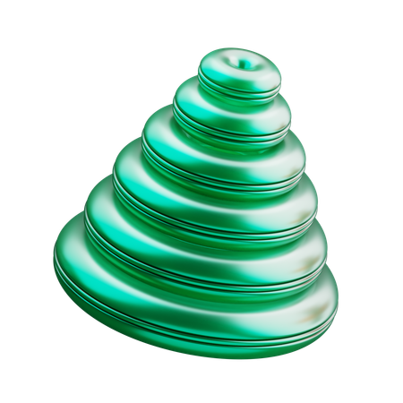 Cone Abstract Shape  3D Icon