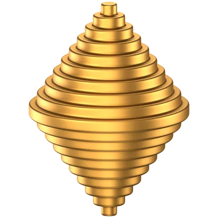 Cone Abstract Shape  3D Icon