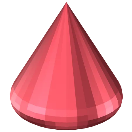 Cone Abstract Shape  3D Icon