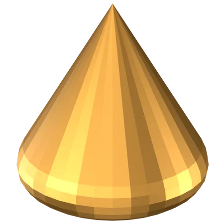 Cone Abstract Shape  3D Icon