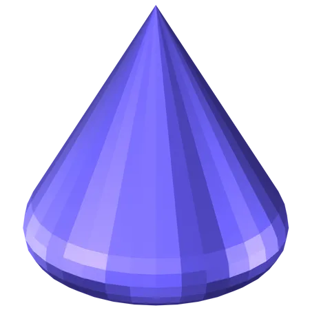 Cone Abstract Shape  3D Icon