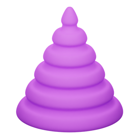 Cone Abstract Shape  3D Icon