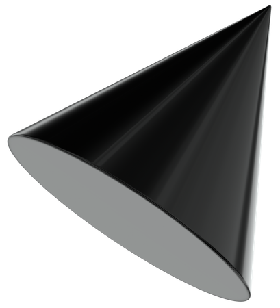 Cone Abstract Shape  3D Icon