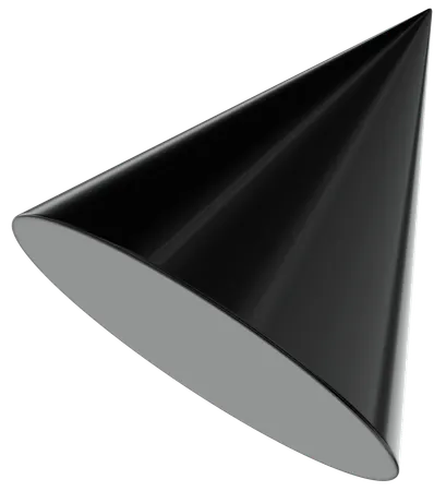 Cone Abstract Shape  3D Icon