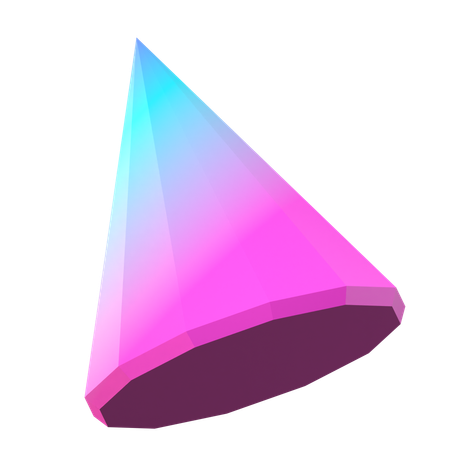 Cone Abstract Shapes  3D Icon