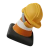 Cone And Construction Helmet