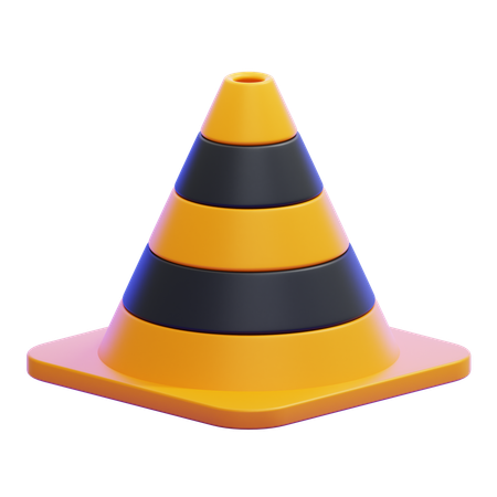 Barrière conique  3D Icon