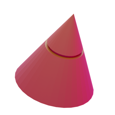 Cone Basic Geometry 3D Icon