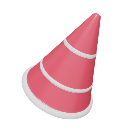 Cone de construção  3D Icon