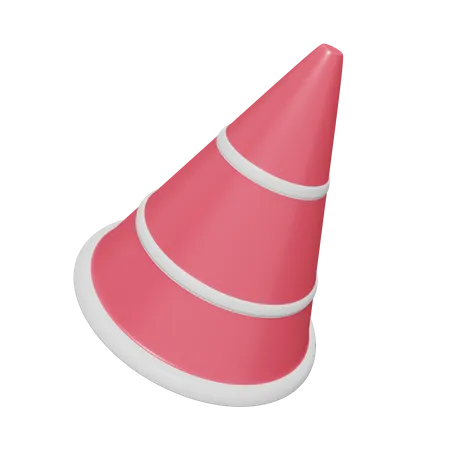 Cone de construção  3D Icon