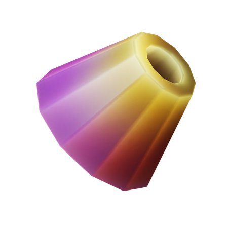 Cone Cut Shape  3D Icon