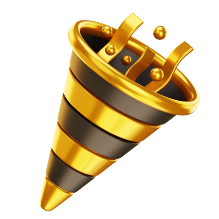 Cone de amêndoas açucaradas  3D Icon