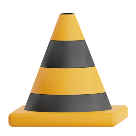 Cone de construção  3D Icon