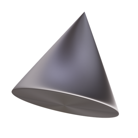 Cone de metal  3D Icon