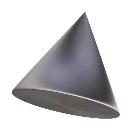 Cone de metal  3D Icon