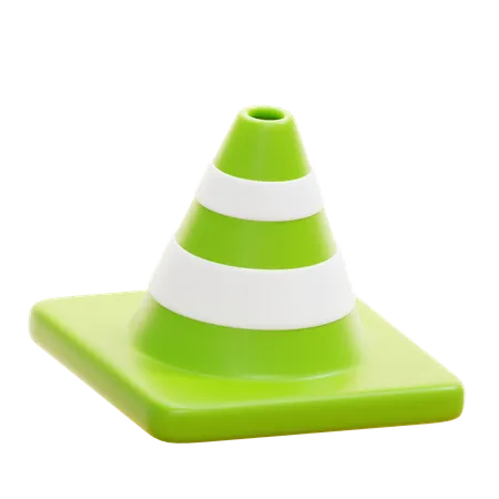 Cone de segurança  3D Icon