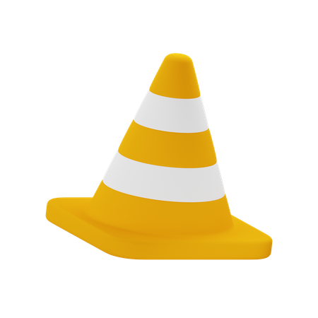 Cone de segurança  3D Icon