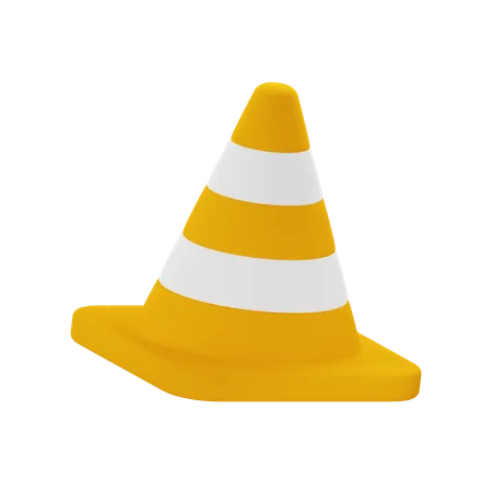 Cone de segurança  3D Icon