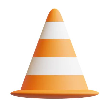 Cone de segurança  3D Icon