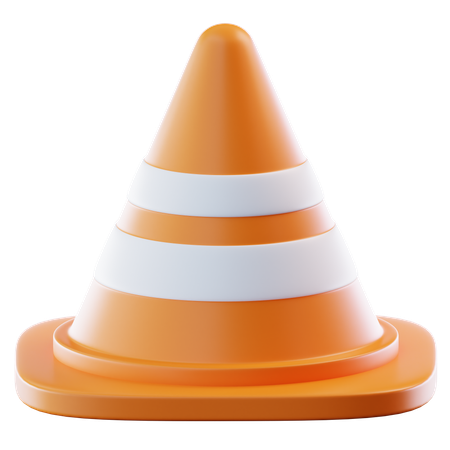 Cone de tráfego  3D Icon