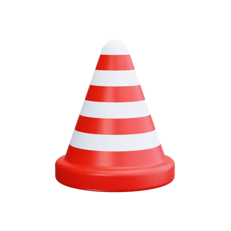 Cone de tráfego  3D Icon