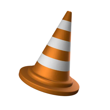 Cone de tráfego  3D Icon