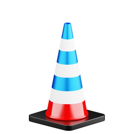 Cone de tráfego  3D Icon