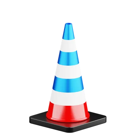 Cone de tráfego  3D Icon