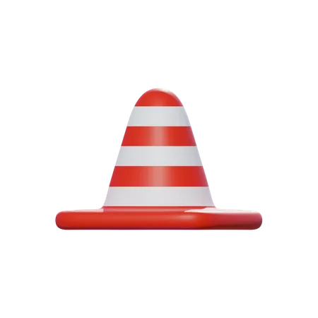 Cone de tráfego  3D Icon