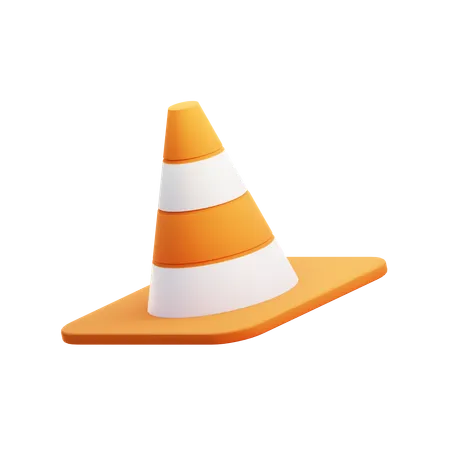 Cone de tráfego  3D Icon