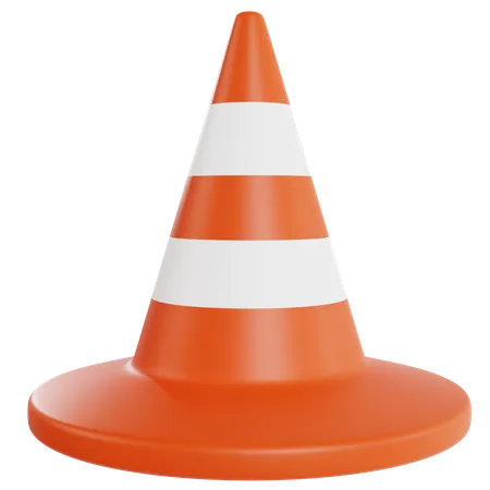 Cone de tráfego  3D Icon