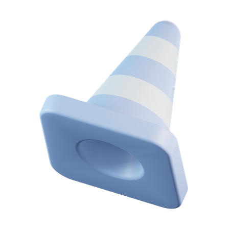 Cone de tráfego  3D Icon