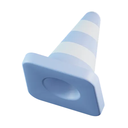 Cone de tráfego  3D Icon