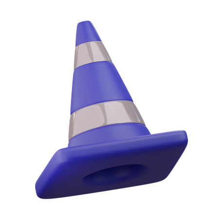 Cone de tráfego  3D Icon