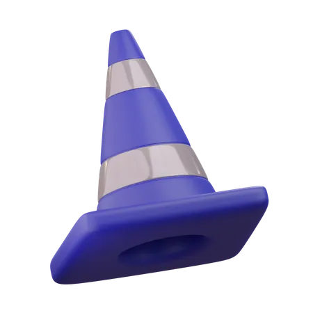 Cone de tráfego  3D Icon