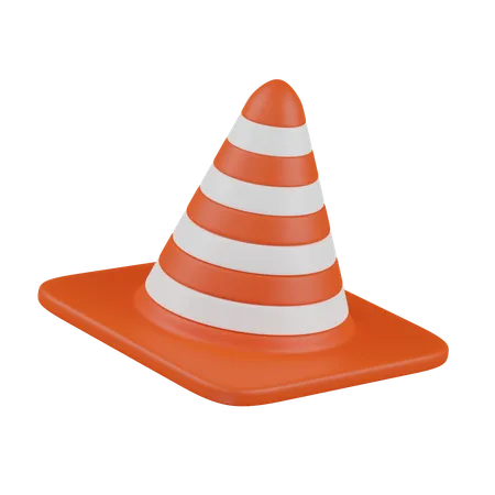 Cone de tráfego  3D Icon