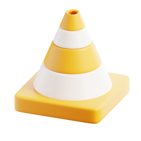 Cone de tráfego  3D Icon