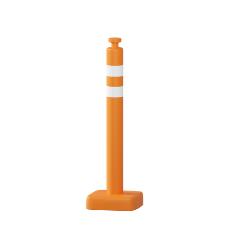 Cone de trânsito  3D Icon