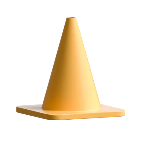 Cone de tráfego  3D Illustration