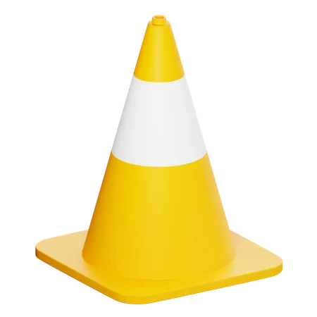 Cone de tráfego  3D Icon