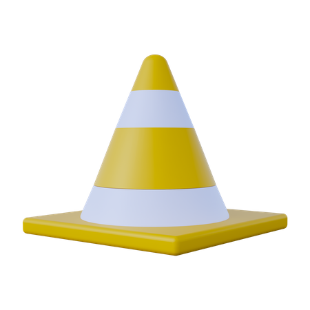 Cone de tráfego  3D Icon