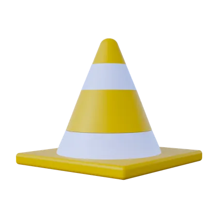 Cone de tráfego  3D Icon