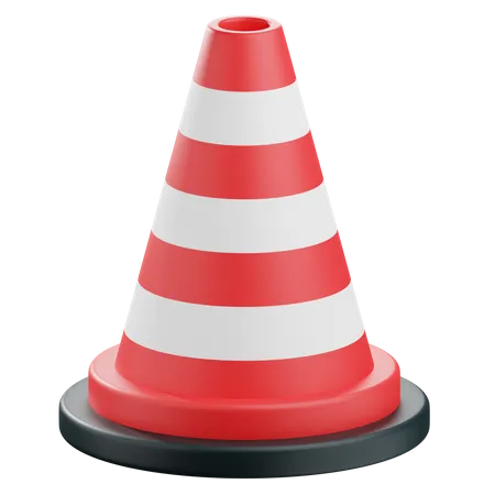 Cone de tráfego  3D Icon