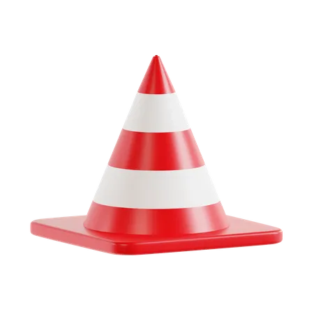 Cone de tráfego  3D Icon